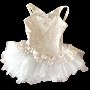 Wear Moi ballet leotard with tutu size 2/4 toddler girl ballet dance tutu